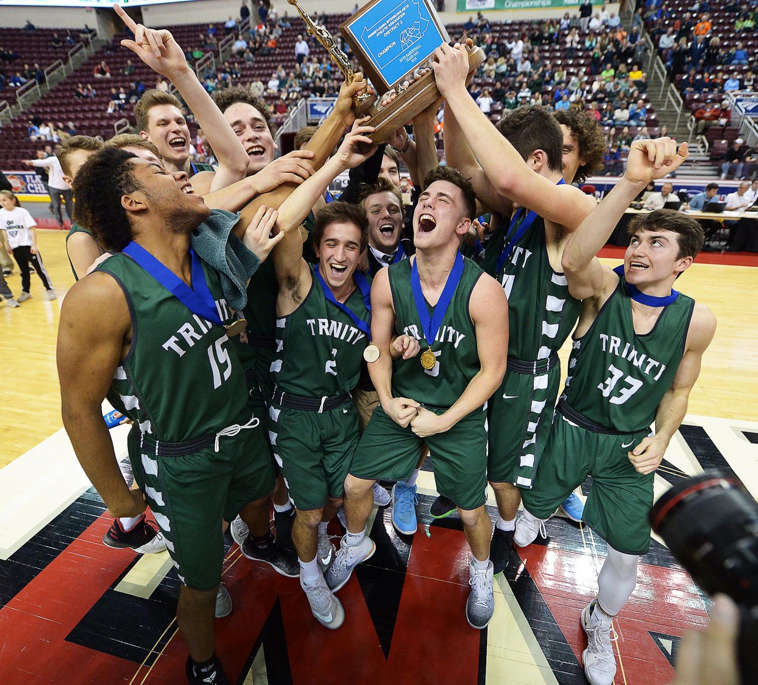 District 3 Boys Basketball: Trinity vs Kutztown